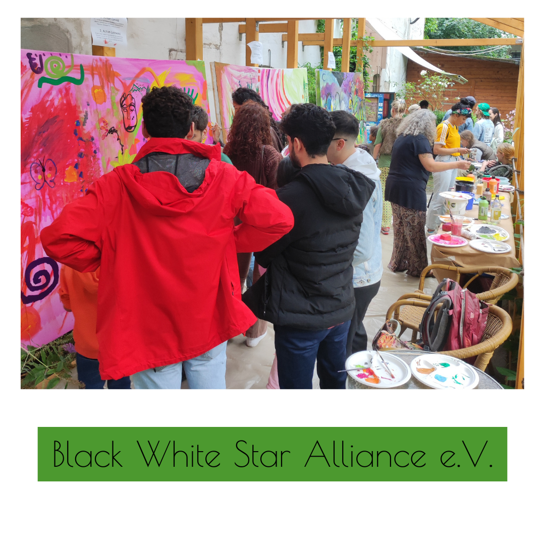 Foto Community Painting Aktion von der Black White Star Alliance e.V.